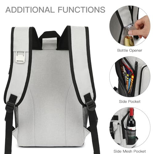 36 Cans Backpack Cooler Insulated Leakproof Soft Large Cooler Bag