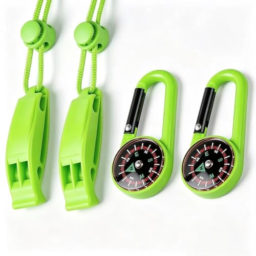 2 Pack Whistle Emergency Safety with Lanyards