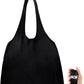 Nanobag Ultra-Lightweight Heavy Duty Foldable Tote for Women & Men, Reusable Grocery & Travel Bag, Packable Collapsible Compact Market Essential (XL Black)