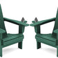 Outdoor Adirondack Chair Set of 2 with Cup Holders (2 Count)