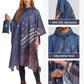 Adult Rain Poncho Waterproof Hooded Raincoat Lightweight Packable