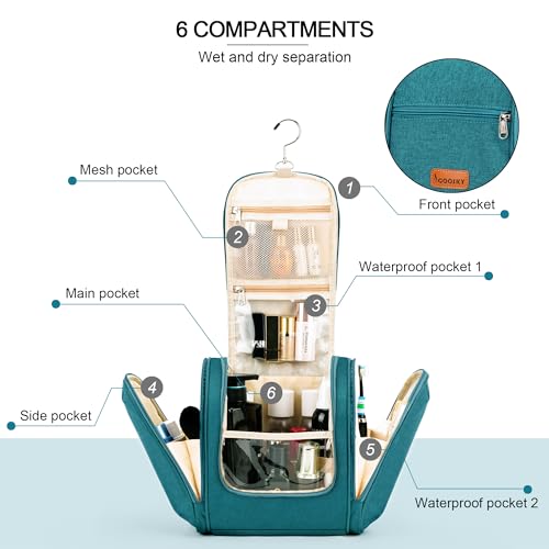 Hanging Travel Toiletry Bag for Women and Men