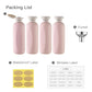 Empty Shampoo Bottles 6.7oz (4 Count)