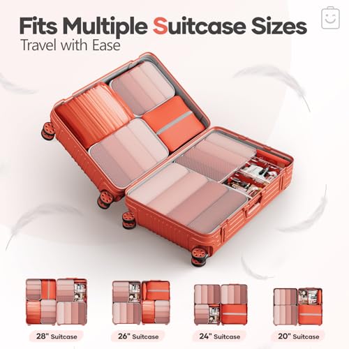9 11 Set Compression Packing Cubes for Travel Essentials (9 Count)