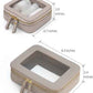 Clear Makeup Bag with Zipper (2 Count)