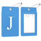 2 Pack Initial Luggage Tags for Suitcases Airplane Travel Essentials (2 Count)