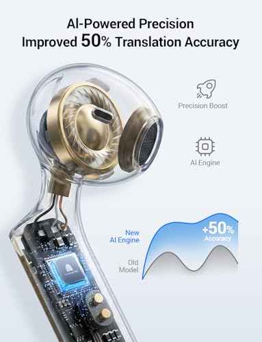 W4 Translation Earbuds with AI Correction