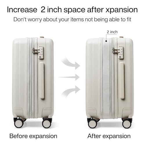 Expandable Hard Shell Luggage Sets (2 Count)