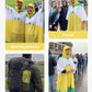 Adult Rain Poncho Waterproof Hooded Raincoat Lightweight Packable