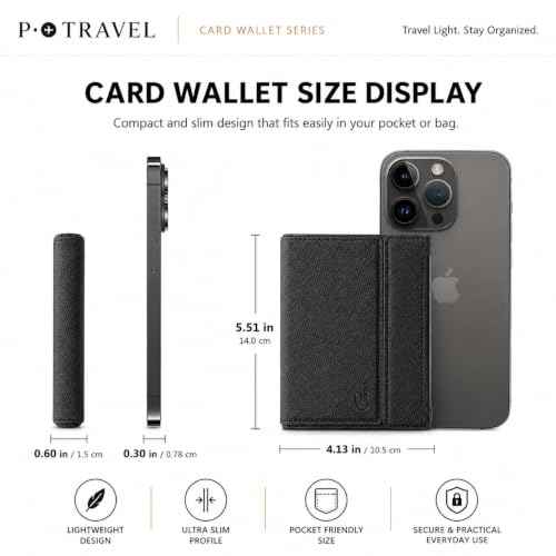 Lightweight Passport Holder with RFID Blocking
