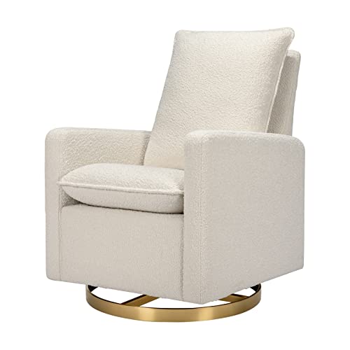Cali Pillowback Swivel Glide in Boucle