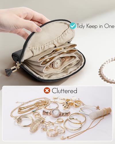 Small Travel Jewelry Case