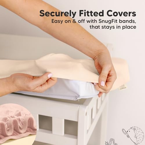 2 Pack Baby Changing Pad Cover for Girl (2 Count)