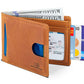 RFID Blocking Slim Bifold Genuine Leather Thin Minimalist Front Pocket Wallets for Men Billfold Wallet Men Gift