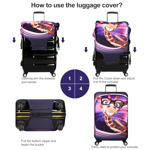 3D Print Design Travel Suitcase Protector Trolley Case Cover 19"