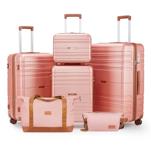 Luggage Sets with Spinner Wheels (6 Count)