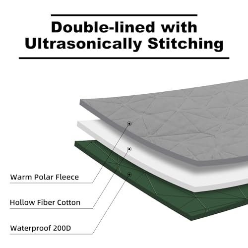 Large Waterproof Outdoor Blanket Thick Fleece 80" x 58"
