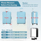 28 Inch Half Clear PVC Luggage Cover TSA Waterproof Protector