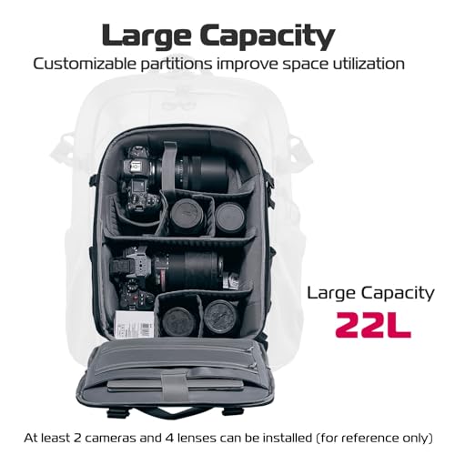 22L Camera Backpack Professional Bag