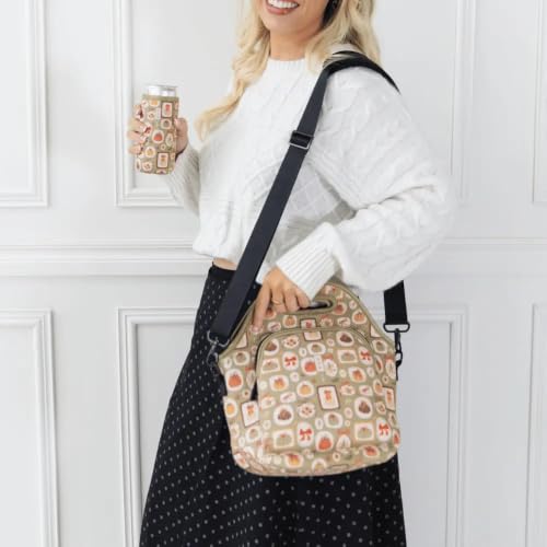LunchTote Zippered Bag Insulated Neoprene Caddy (The Pumpkin Gallery / X-Large 6.5 Quart Lunch Tote)
