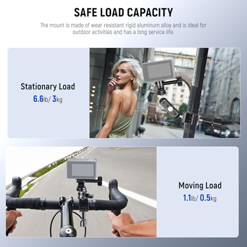 Action Camera Pole Mount with Two 360° Ball Heads 1