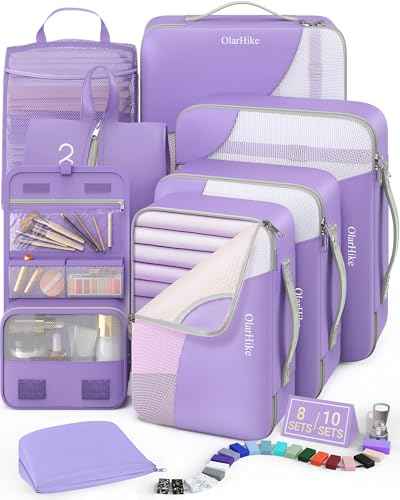 8 Set Packing Cubes for Travel (8 Count)