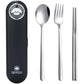 Travel Utensils with Case Cute (4 Count)