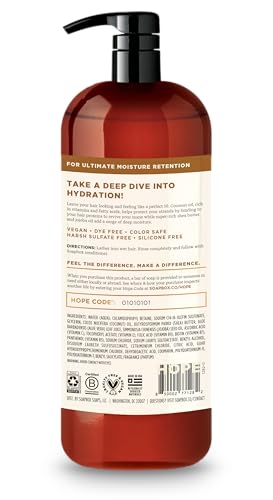 Coconut & Shea Shampoo for Dry Hair (33.8 Fl Oz)
