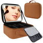 Travel Makeup Bag with LED Mirror Travel Makeup Organizer with 3 Lighted Settings