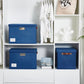15" Fabric Storage Box with Lids (3 Count)
