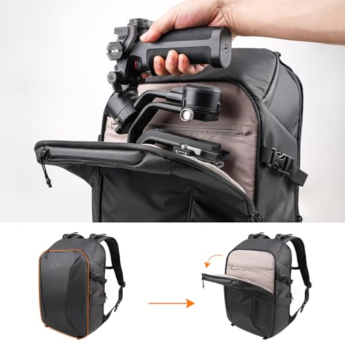 Camera Backpack for Photographer Expandable Waterproof Camera Bag for DSLR