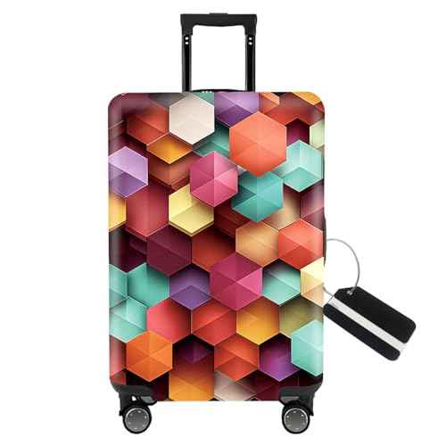 Thicker Travel Luggage Covers with Luggage Tag For Suitcase Tsa Approved