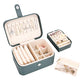 2 Layer Large Jewelry Travel Case with 4 Jewelry Pouches