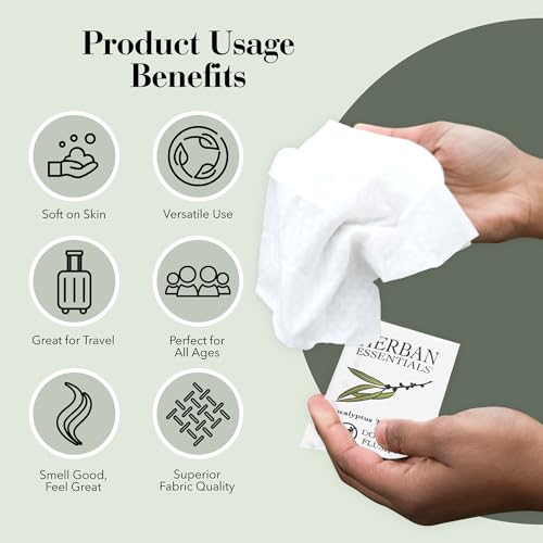 Eucalyptus Wipes & Towelettes (20 Count)