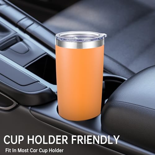 20 oz Tumblers Bulk Stainless Steel Tumbler with Lid (6 Count)