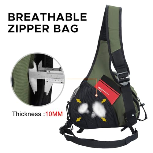 Camera Bag Sling Backpack Camera Case Waterproof with Rain Cover Tripod Holder