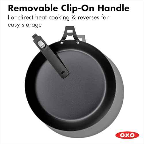 Outdoor Pre Seasoned Carbon Steel 12" Frying Pan Skillet