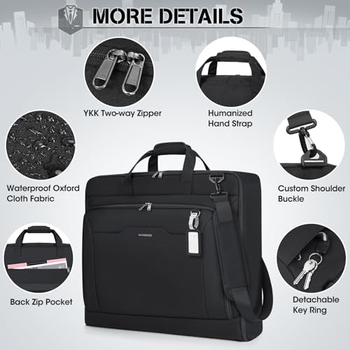 Garment Bags for Travel Carry On Garment Bag for Hanging Clothes