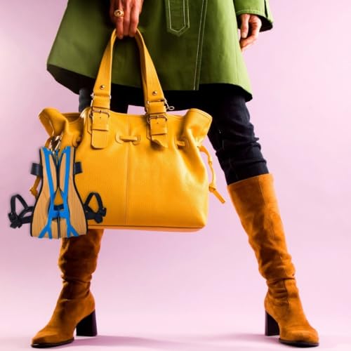 Shoe Holster For Backpack with Clip Hanger. Footwear Holder with a Carabiner for Sneakers