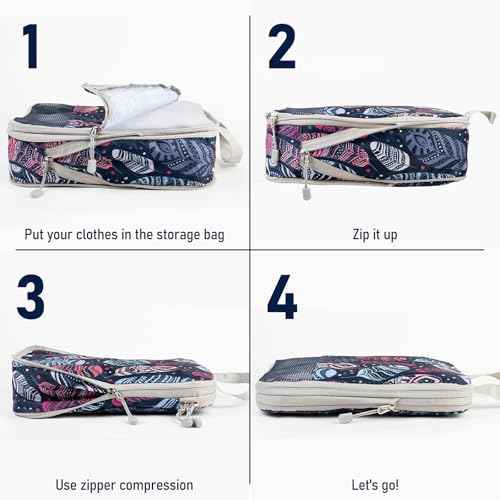 4 Set Compression Packing Cubes