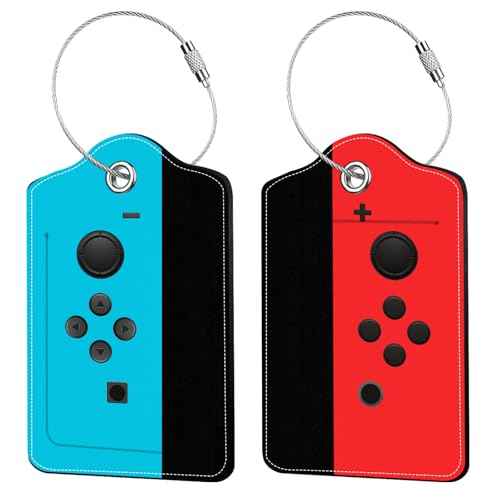 2 Pack Gamer Luggage Tags for Suitcase (2 Count)