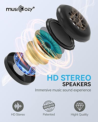 Sleep Headphones Bluetooth 5.4 Sleep Mask with HD Sound