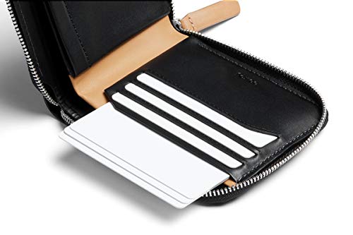 Zip Wallet Slim Leather Billfold (8 Count)