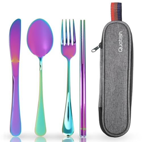 Travel Utensils with Case (5 Count)