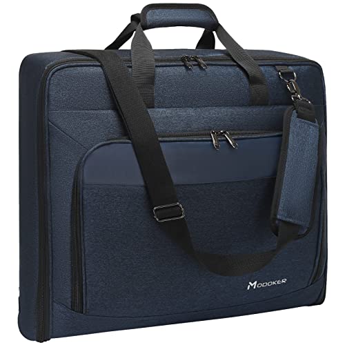 Carry On Garment Bag for Hanging Suits with Shoulder Strap