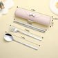Travel Silverware Set with Case (4 Count)