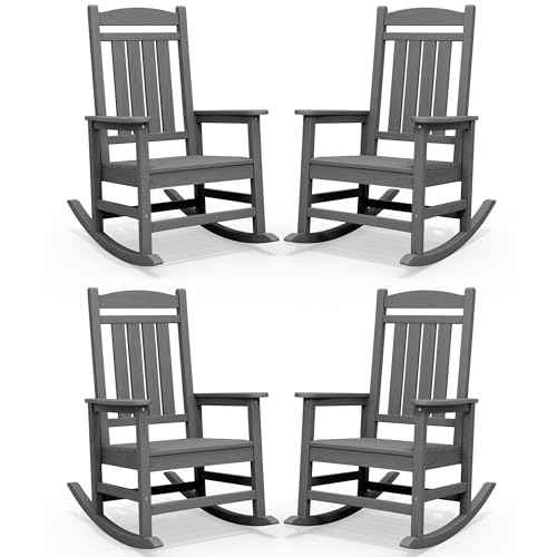 Outdoor Rocking Chair Set of 4 (4 Count)