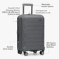 Pagosa Hardshell Expandable Luggage with Spinner Wheels
