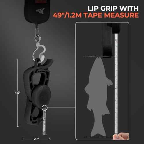 ToughTide USB Charging Fish Scale with Lip Gripper
