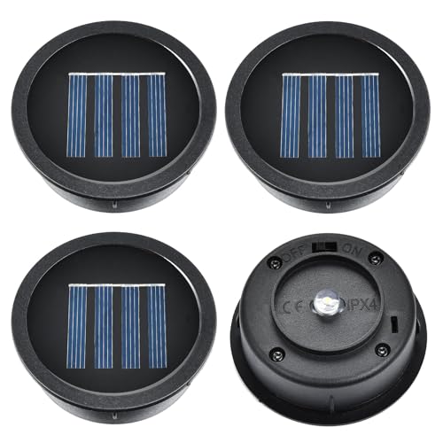 Solar Light Replacement Top 4 Pack (4 Count)